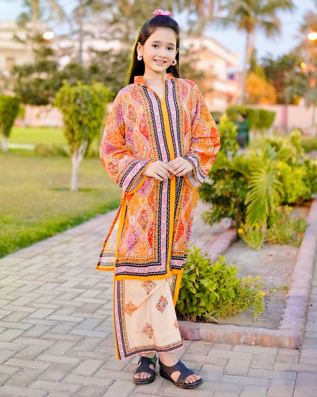 Beige Bloom Co-Ord Set
